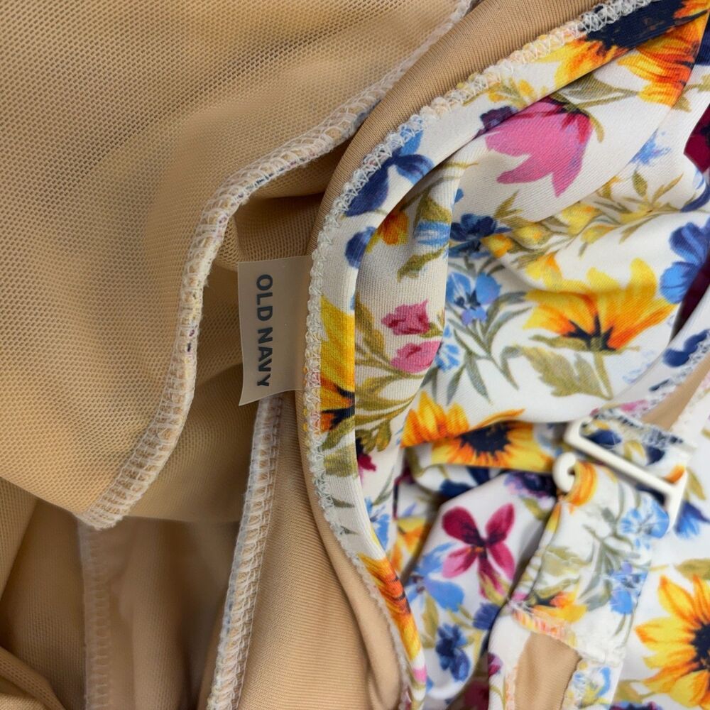 NWT Old Navy Women One Piece Swimsuit Dress Size 3X Floral D018 -7 - Picture 8 of 16